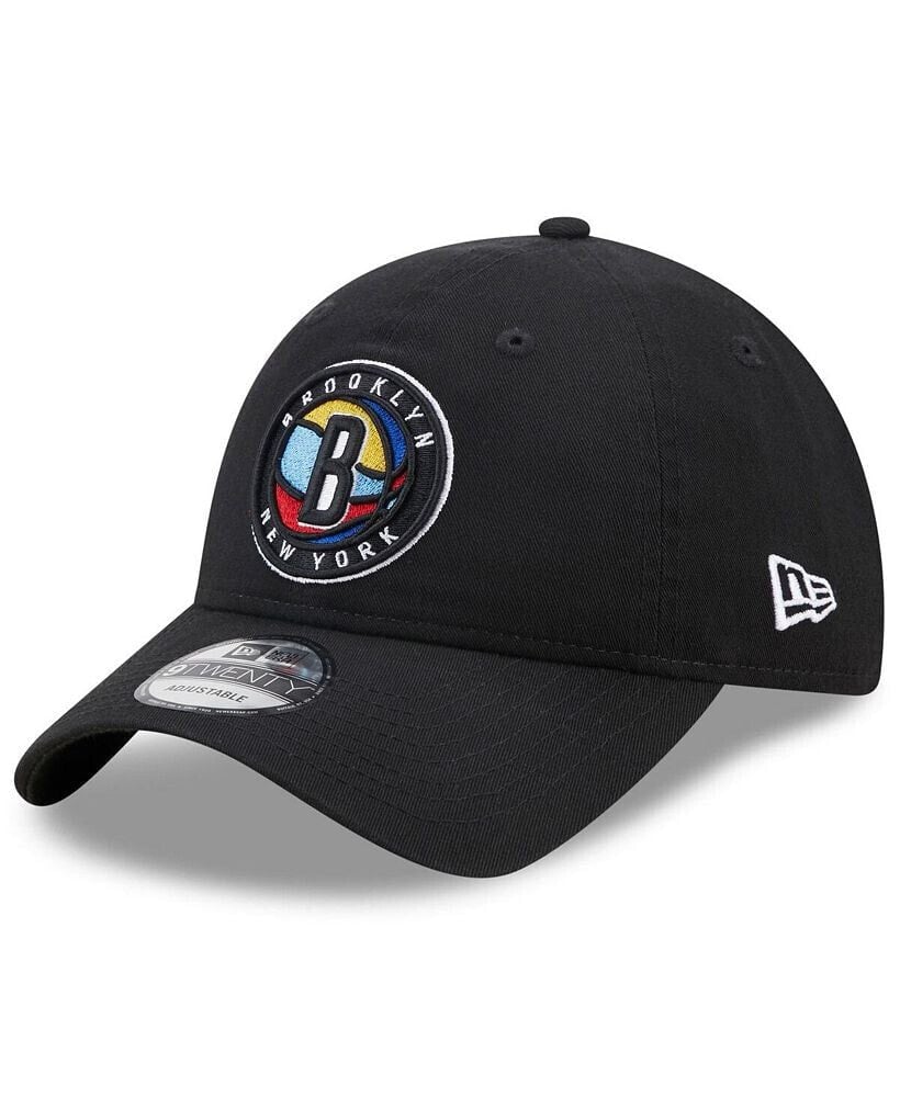 Men's Black Brooklyn Nets 2022/23 City Edition Official 9FIFTY Snapback Adjustable Hat