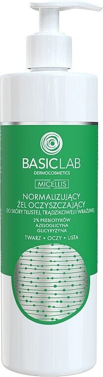 Reinigungsgel für zu Akne neigende Haut - BasicLab Dermocosmetics Micellis