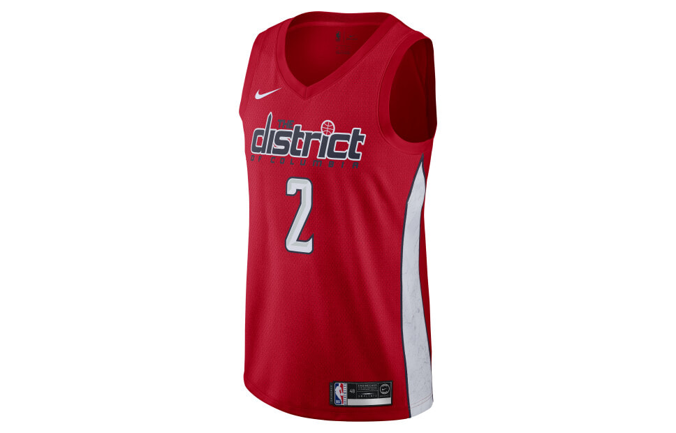 Nike NBA 华盛顿奇才队（SW）沃尔 2号球衣 男款 红色 / Баскетбольная майка Nike NBA SW 2 BQ1179-657