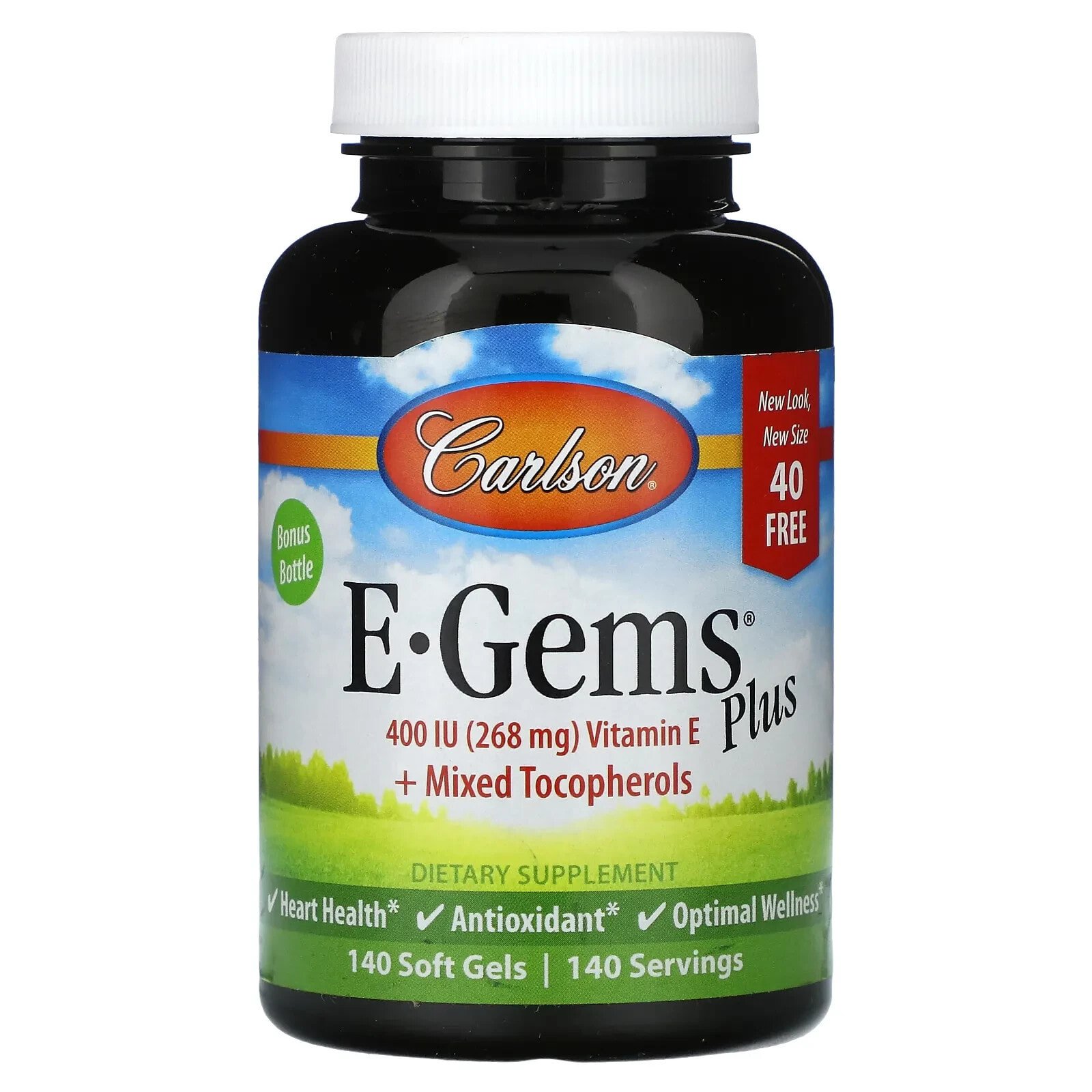 E-Gems Plus, 400 IU (268 mg), 250 Soft Gels