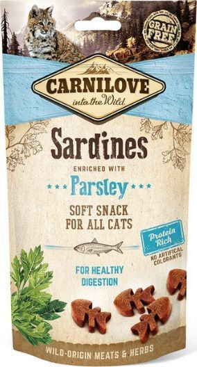CARNILOVE Sardine with Parsley сухой корм для кошек 50 g Adult (animal) Рыба 8595602527236