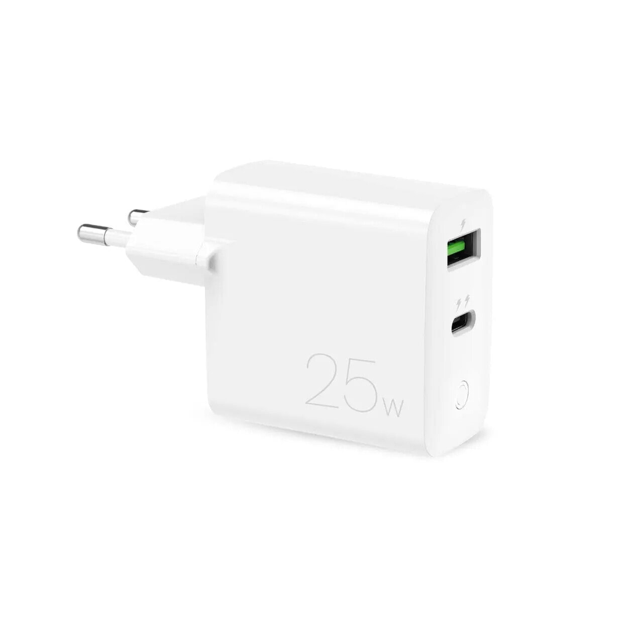 SBS Puro PD Reiselader 25W USB-C/USB weiß