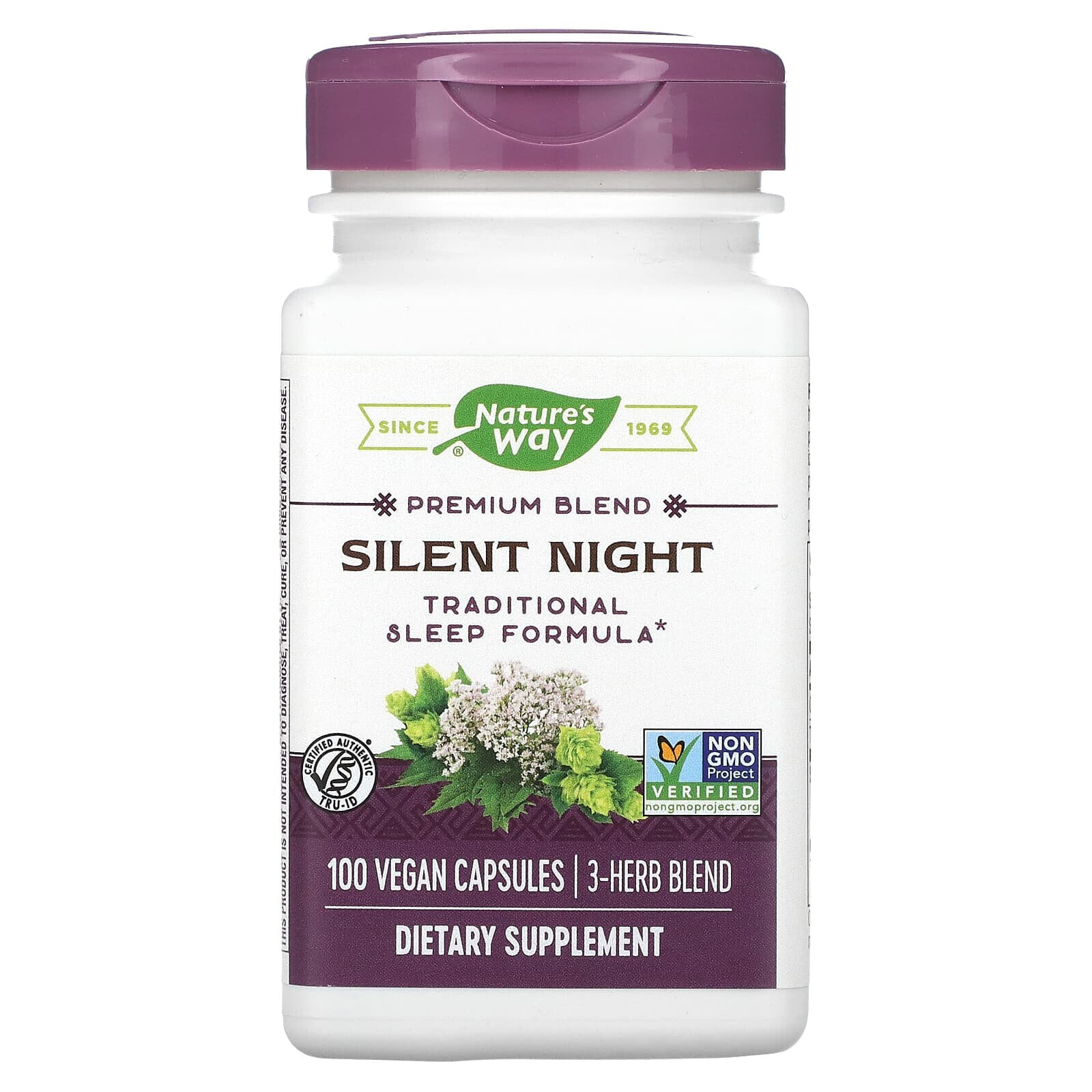 Nature's Way, Silent Night, 100 Vegan Capsules
