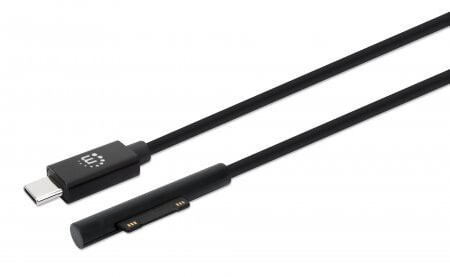 Manhattan 353632 кабельный разъем/переходник USB C Surface Connect Черный