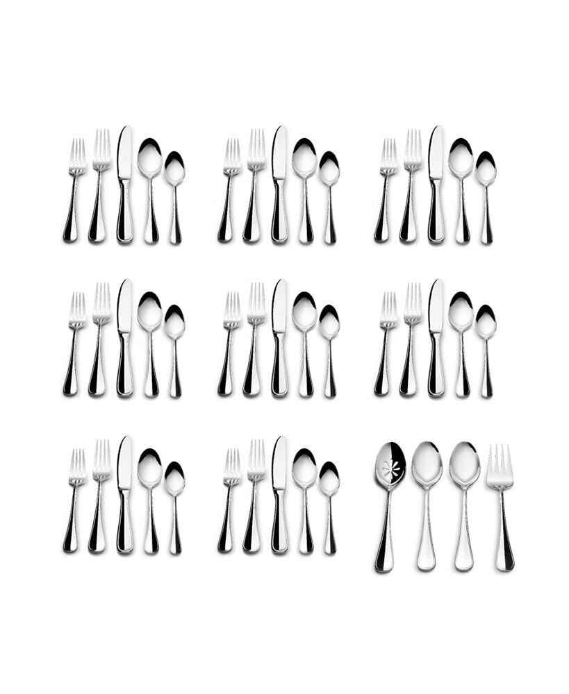 Chefs calais 18/10 Stainless Steel 44 Piece Flatware Set, Service for 8