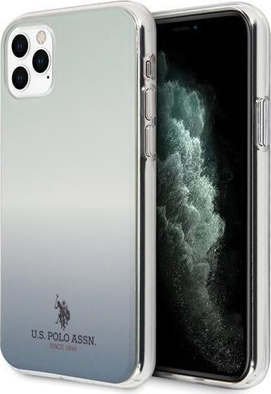 Чехол силиконовый серый iPhone 11 Pro Max U.S. Polo Assn.