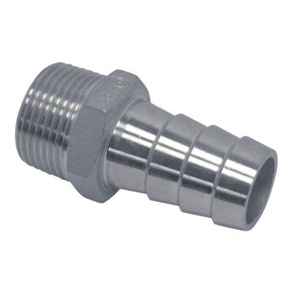 EUROMARINE Vrac 1 1/4´´ Male-Male Threaded Grooved Straight Connector