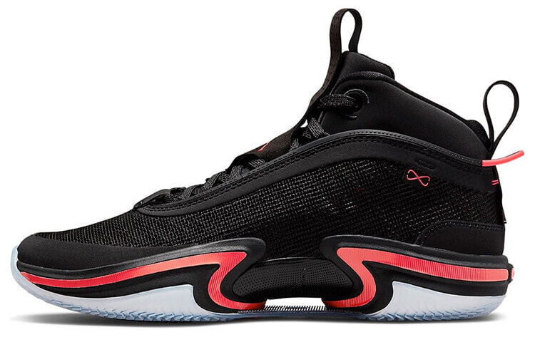 Jordan Air Jordan 36 Black Infrared 红外线 中帮 实战篮球鞋 男款 黑红 国外版 / Кроссовки баскетбольные Jordan Air CZ2650-001
