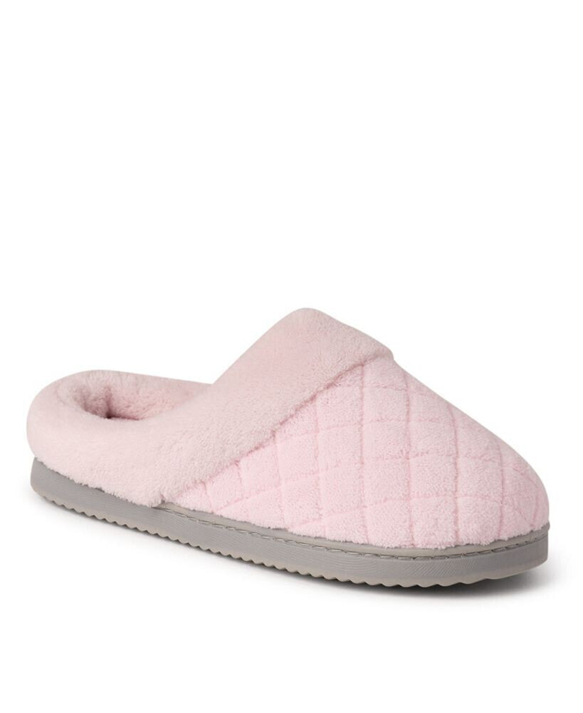 Dearfoams quilted terry store clog slippers