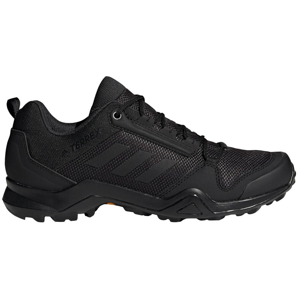 Мужские кроссовки спортивные треккинговые черные текстильные низкие демисезонные  Adidas Terrex AX3