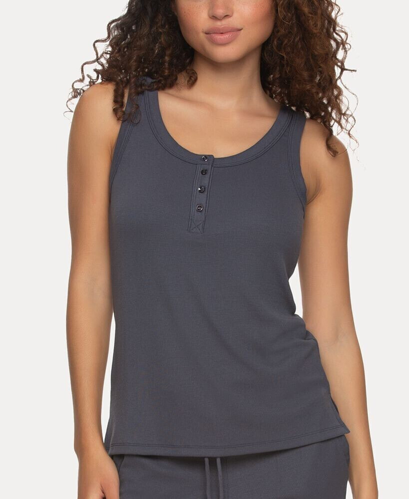 Women's Primavera Rib Henley Tank