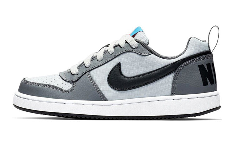 Nike Court Borough Low 休闲 灵活适应 低帮 板鞋 GS 灰黑蓝 / Кроссовки Nike Court Borough Low GS 839985-006