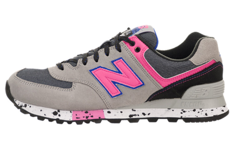 New Balance NB 574 低帮 跑步鞋 女款 灰粉黑 / Кроссовки New Balance NB 574 WL574OGP