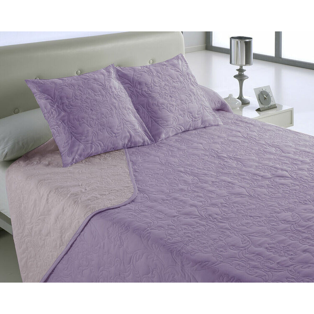 Bedspread (quilt) Hosteline VEGAS Lilac Single (2 Pieces)