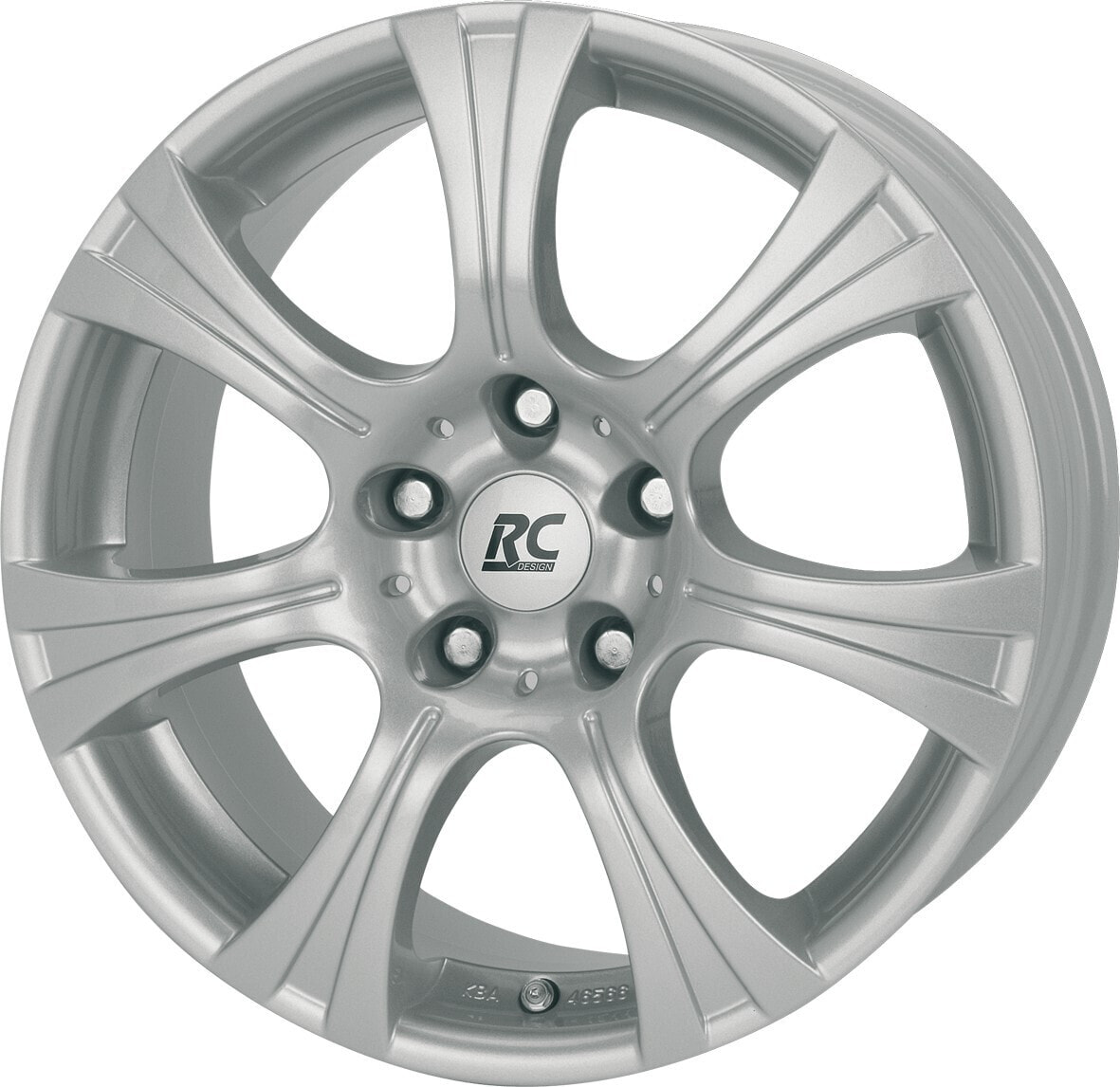 Колесный диск литой RC-Design RC15 kristallsilber lackiert 8x18 ET13 - LK5/120 ML76.9