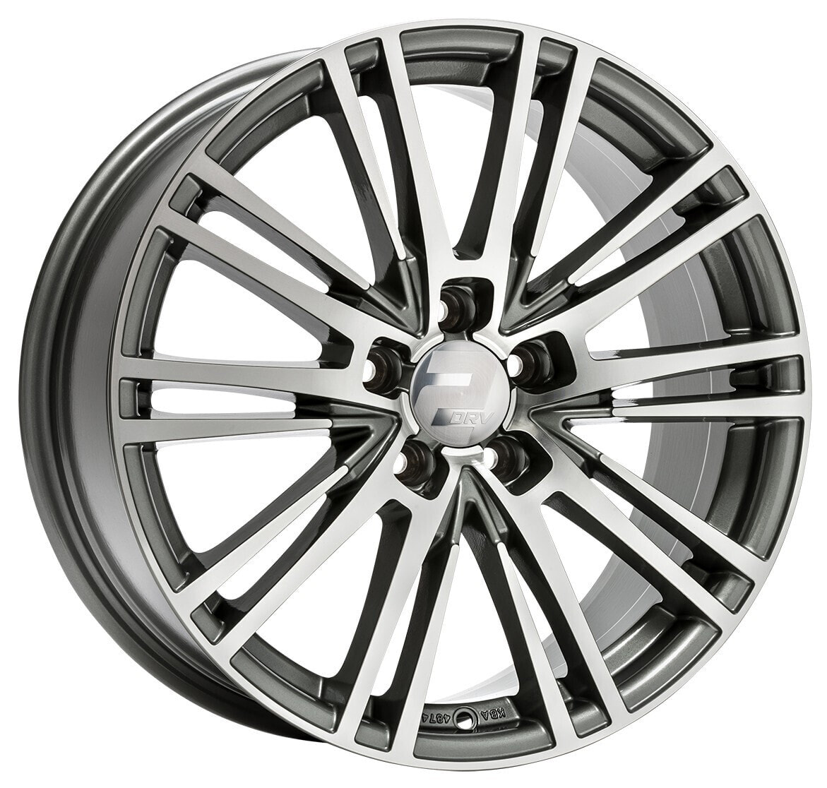 Колесный диск литой 2DRV WH18 daytona grau hochglanzpoliert 8.5x19 ET30 - LK5/112 ML66.6