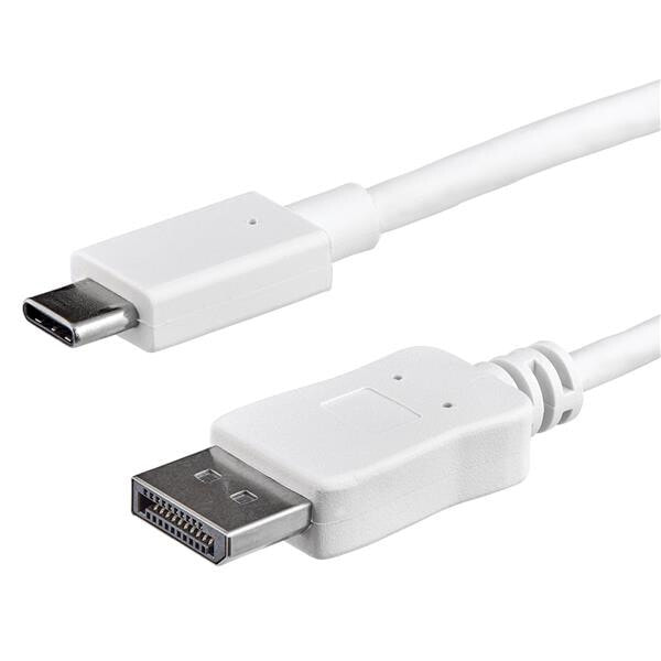 StarTech.com CDP2DPMM1MW видео кабель адаптер 1 m USB Type-C DisplayPort Белый
