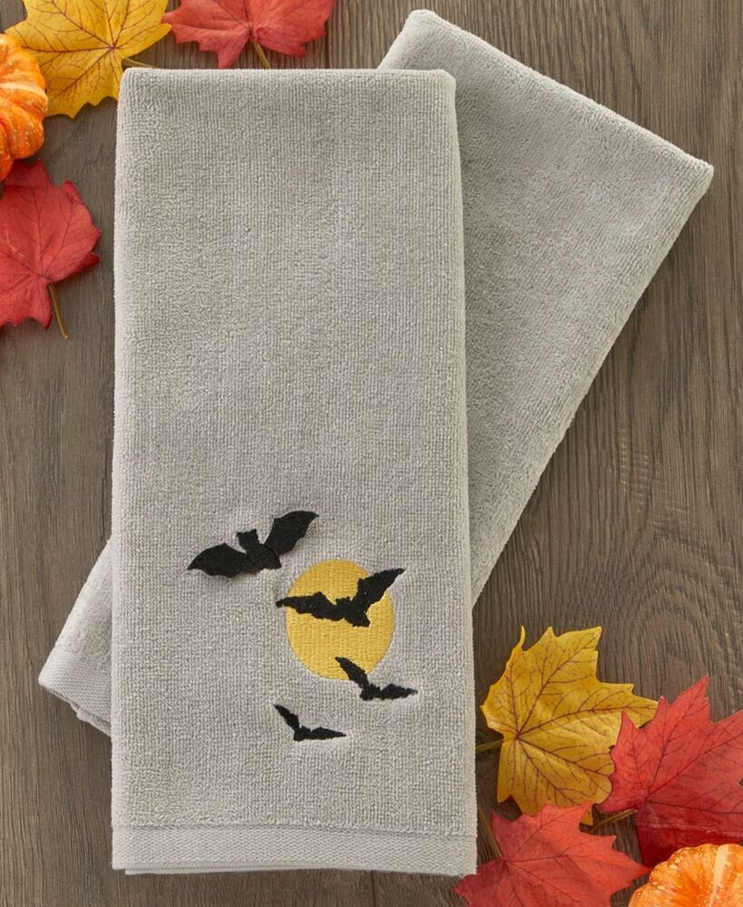 SKL Home full Moon Flight Cotton 2 Piece Hand Towel, 16