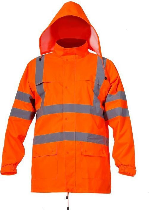 Lahti Pro Hi-Vis warning rain jacket orange XXXL (L4091406)