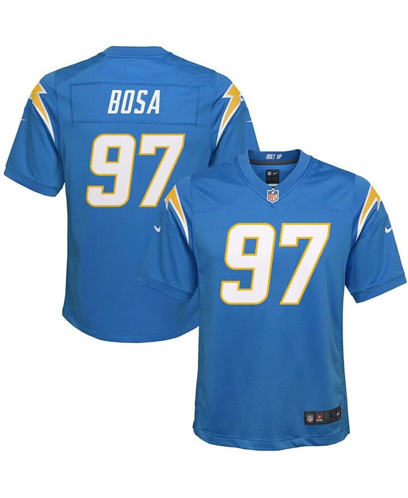 Nike youth Boys Joey Bosa Powder Blue Los Angeles Chargers Game Jersey