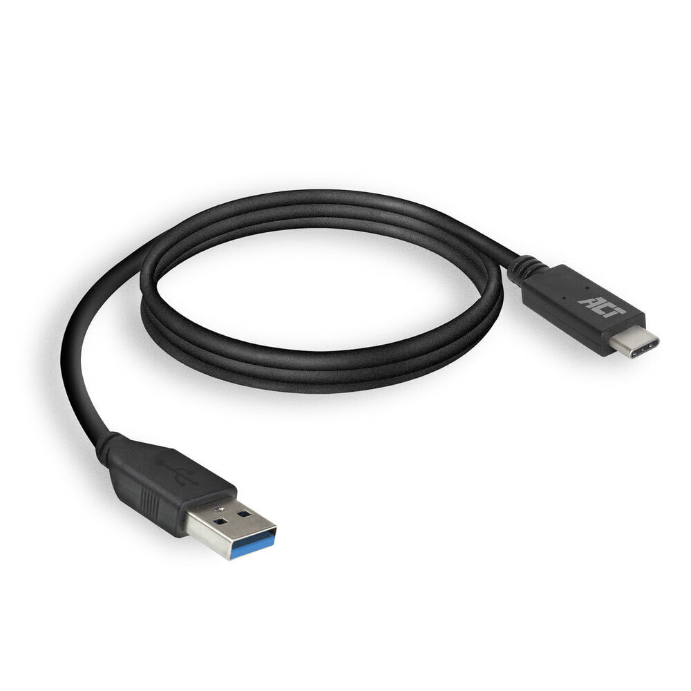 ACT AC7417 - 2 m - USB C - USB A - USB 3.2 Gen 1 (3.1 Gen 1) - 5000 Mbit/s - Black