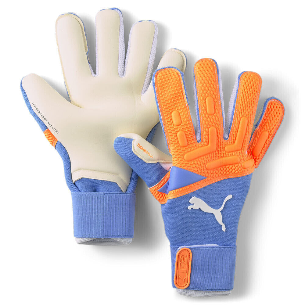 Puma Future Pro Hybrid Soccer Goalkeeper Gloves Mens Orange 04184201