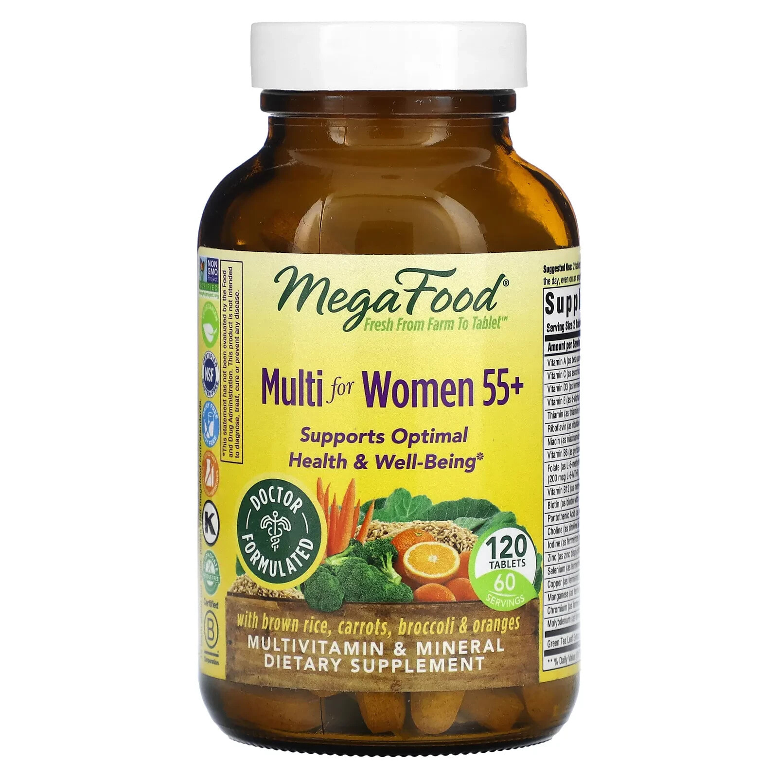 Women's 55+, Advanced Multivitamin, 120 Tablets