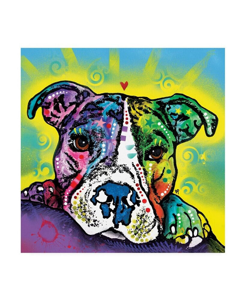 Trademark Global dean Russo The Baby Pit Bull Canvas Art - 15