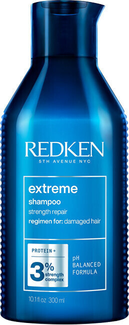 Redken Extreme Strength & Repair Shampoo Укрепляющий и восстанавливающий протеиновый шампунь 300 мл