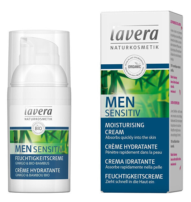 Lavera Men Sensitive Organic Moisturising Сream Питательный увлажняющий крем для мужчин для чувствительной кожи 30 мл