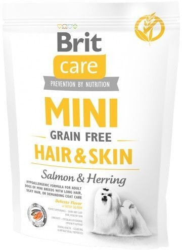 Сухой корм для собак Brit, Care Pies Hair Skin, беззерновой, для мелких пород, с лососем, 7 кг