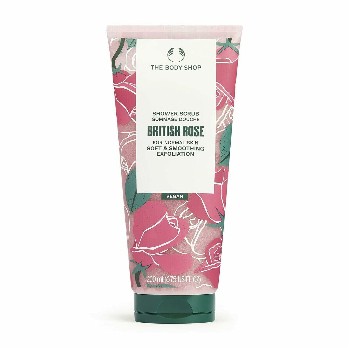 BRITISH ROSE shower scrub 200 ml