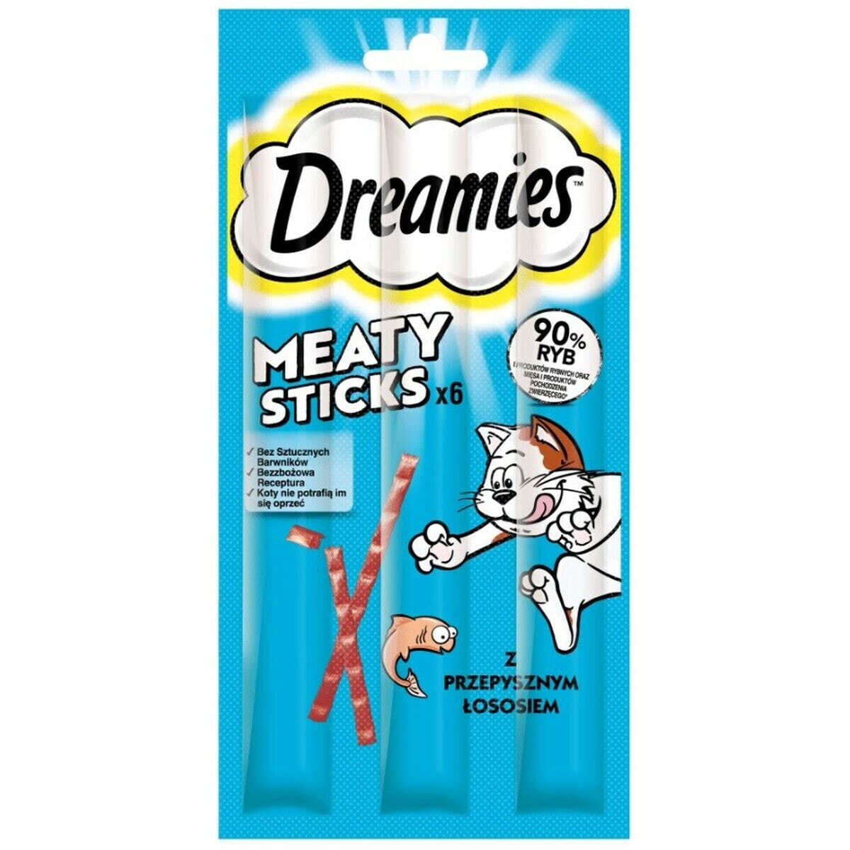 Snack for Cats Dreamies Meaty Sticks 30 g Лососевый