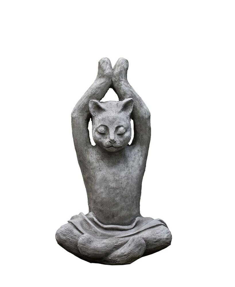 Yoga Cat Garden Statue