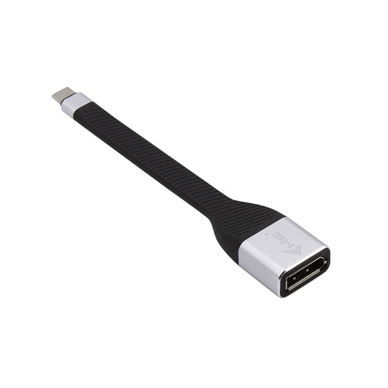 i-tec C31FLATDP60HZ видео кабель адаптер USB Type-C DisplayPort Черный