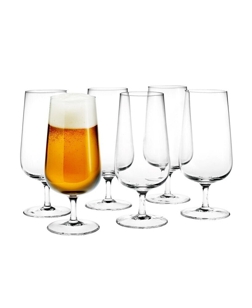 Holmegaard bouquet 18 oz Beer Glasses, Set of 6