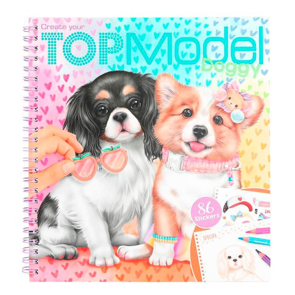 DEPESCHE Create Your Topmodel Doggy Stickers Color Set