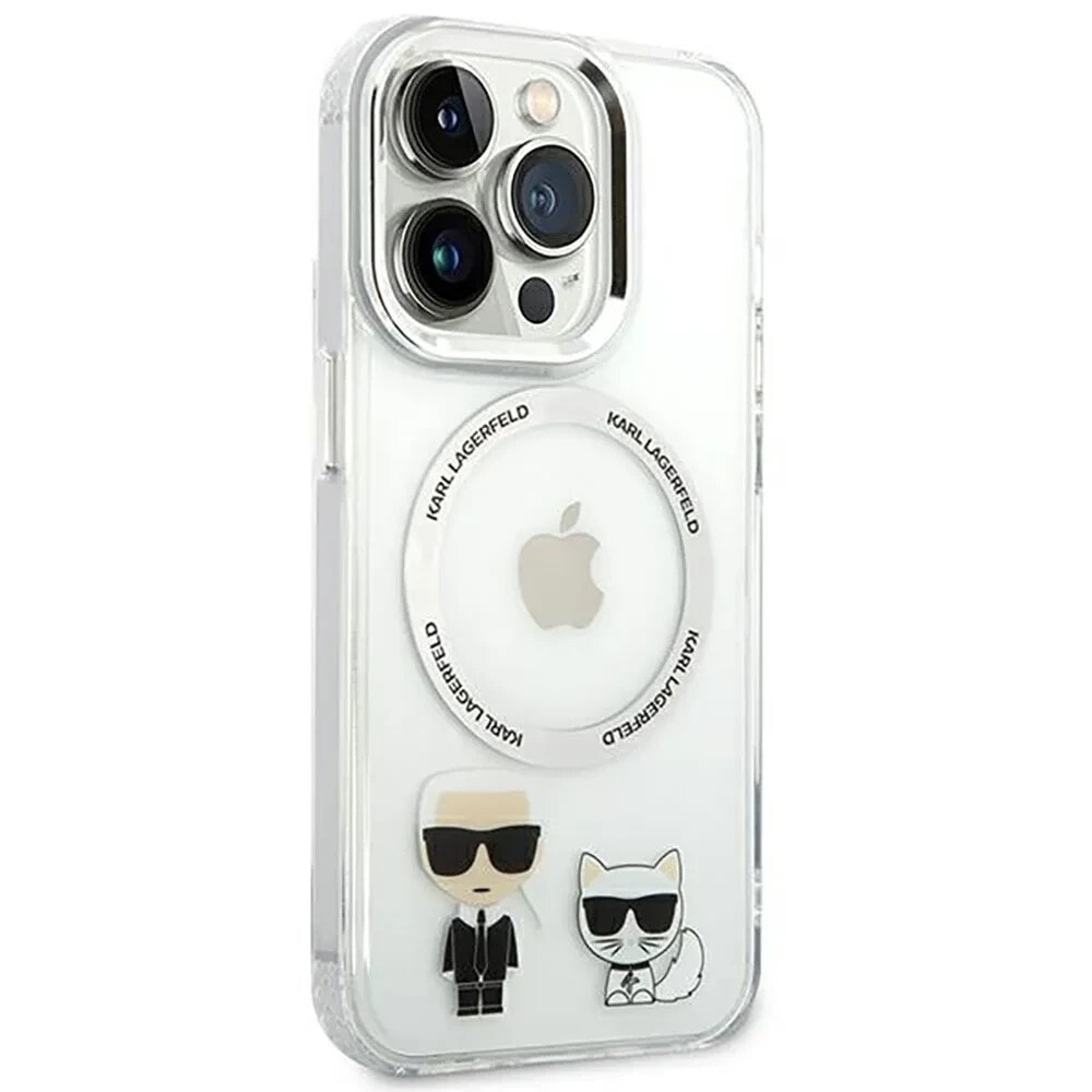 KARL LAGERFELD Klhmp14Lhkct iPhone 14 Pro 6.1 Karl&Choupette Aluminum phone case