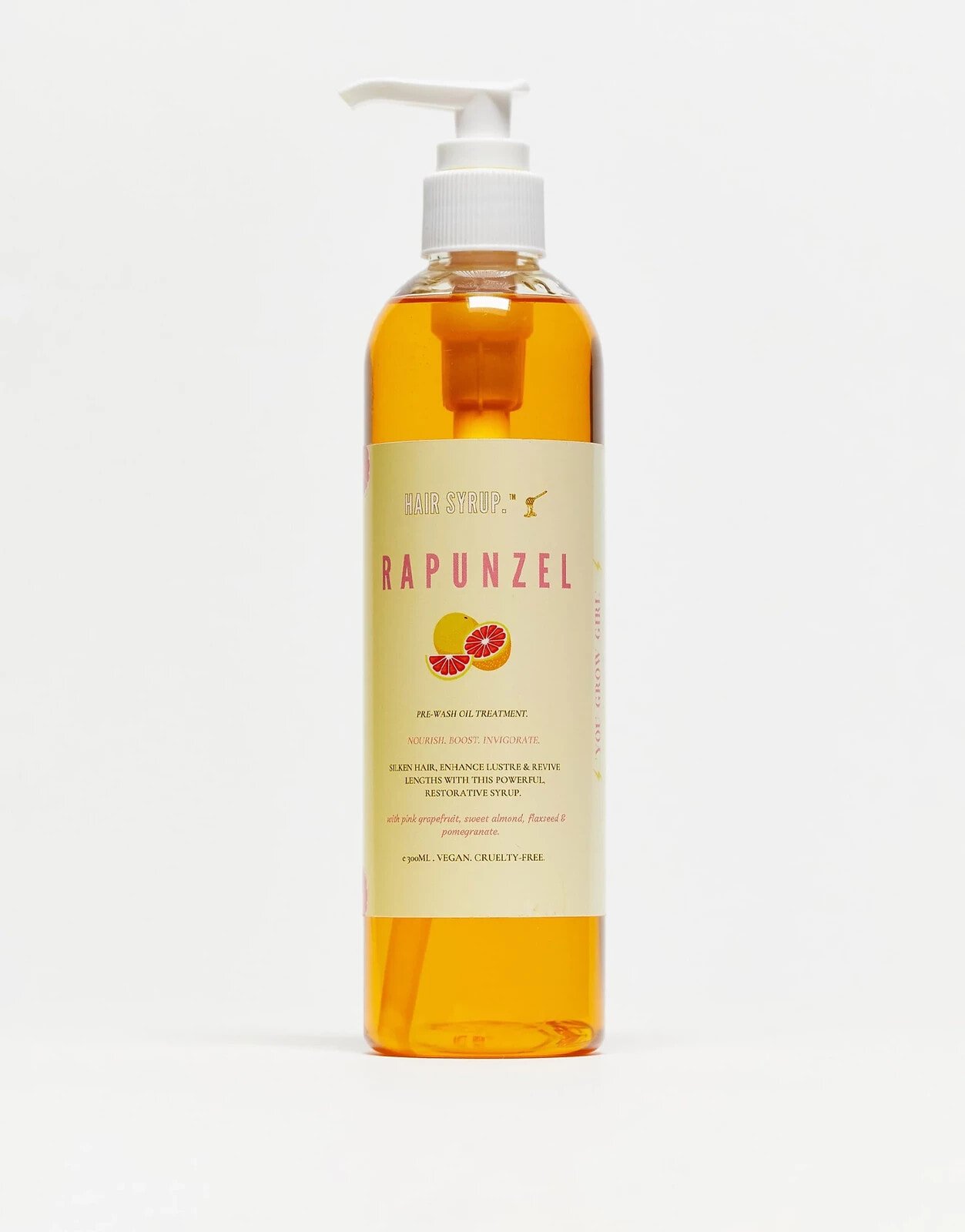 Hair Syrup – Rapunzel – Growth Pre-Wash Hair Oil – Wachstumsförderndes Haaröl für vor der Haarwäsche 300 ml