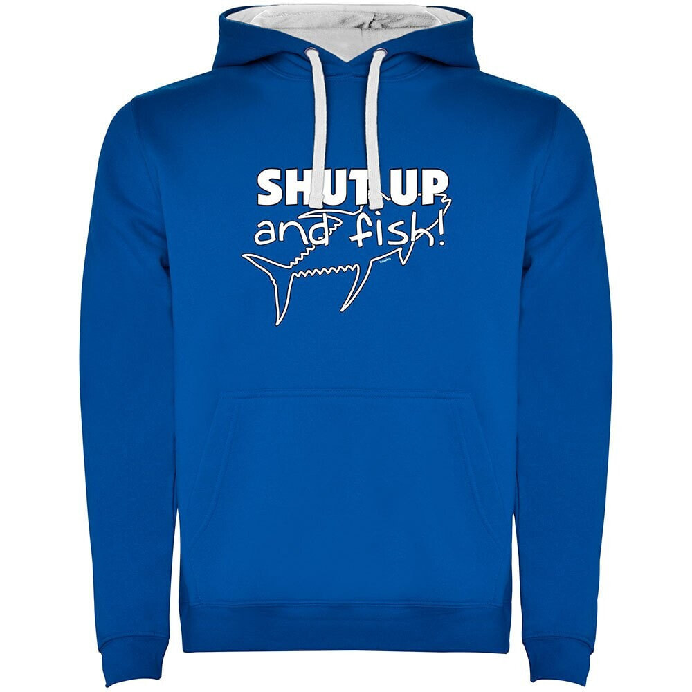 KRUSKIS Shut up And Fish Two-Colour Hoodie