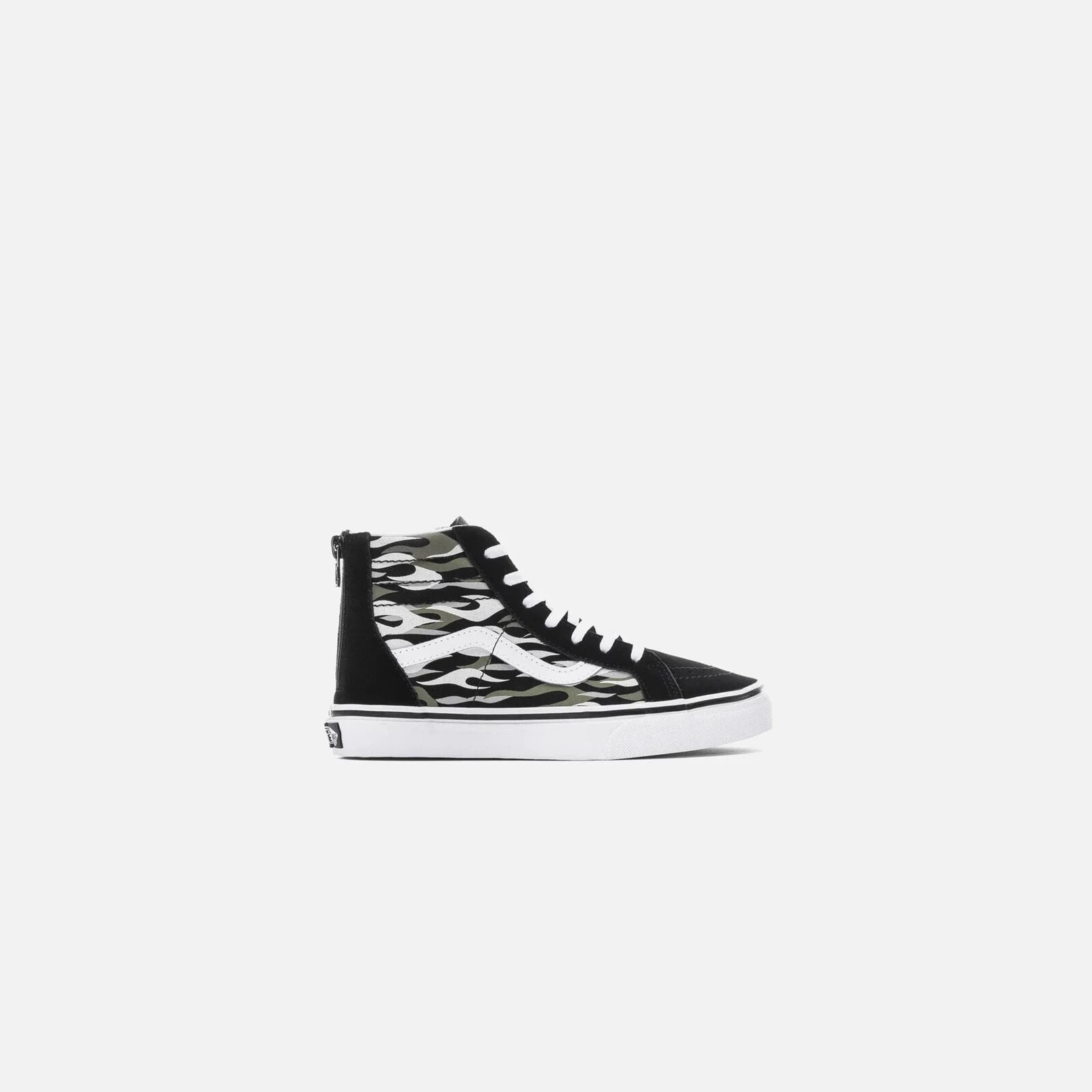 Van Kids SK8-HI Zip - Flame Camo Black / Grey