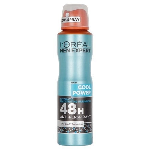 Male Men Expert Cool Power Antiperspirant Spray Мужской антиперспирант спрей 150 мл