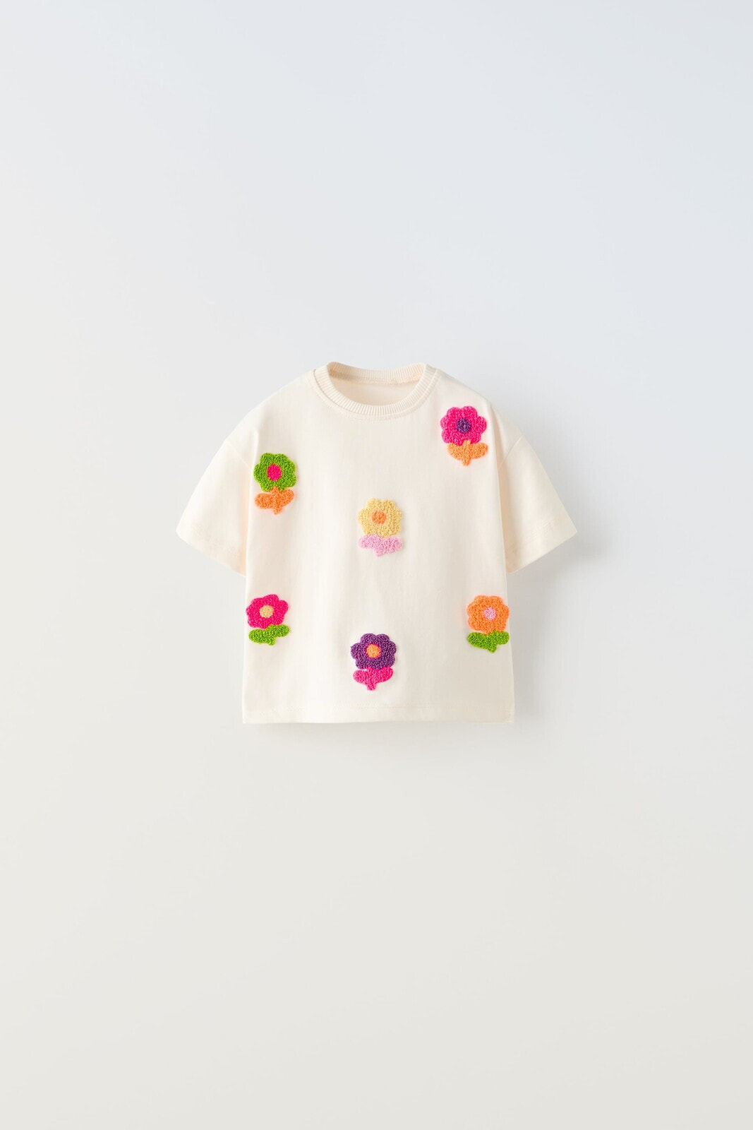 Neon floral t-shirt