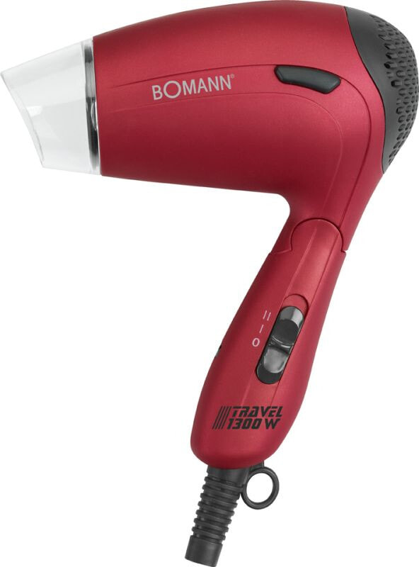 Складной фен Bomann HTD 8005 1300 W красный