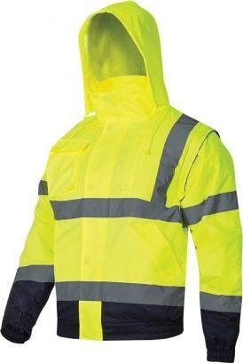 Lahti Pro Warning Insulated Jacket with Detachable Sleeves Orange M (L4092602)
