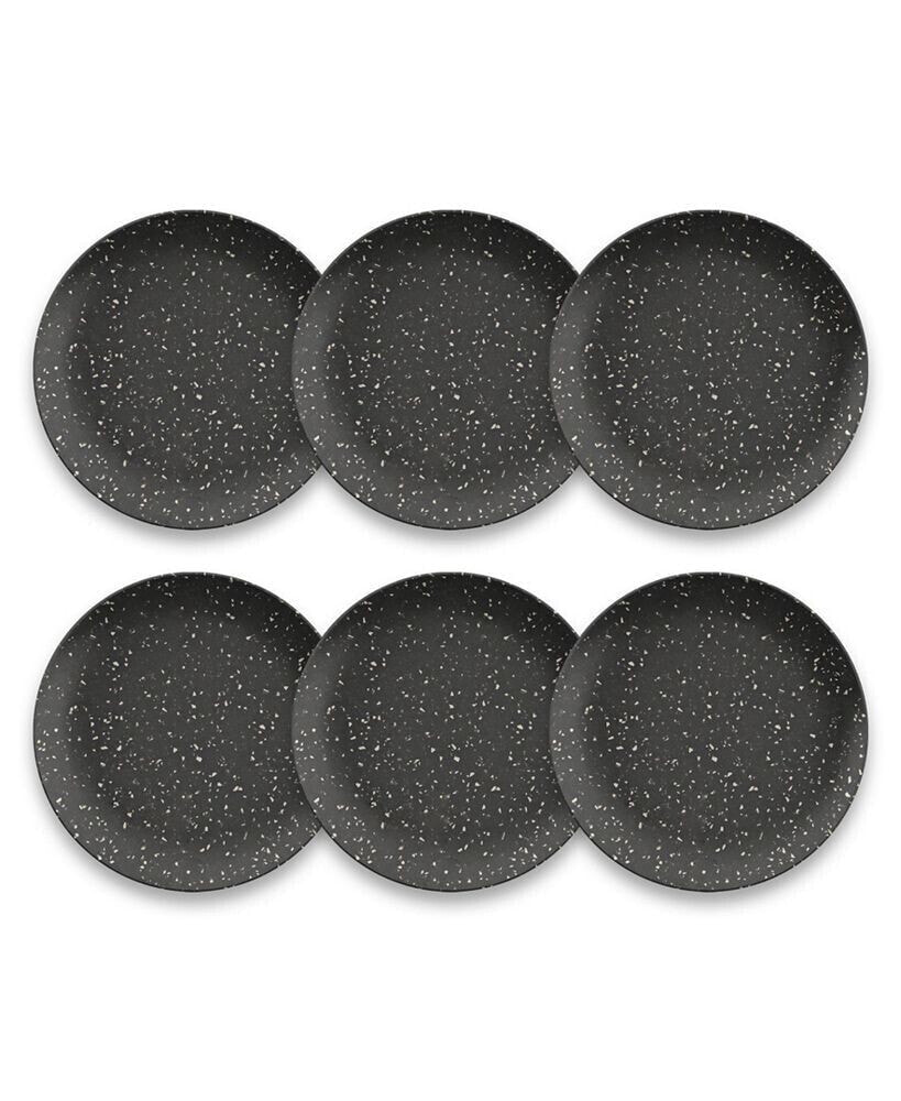 Orion Speckles 6-Piece Salad Plate Set, 8.5