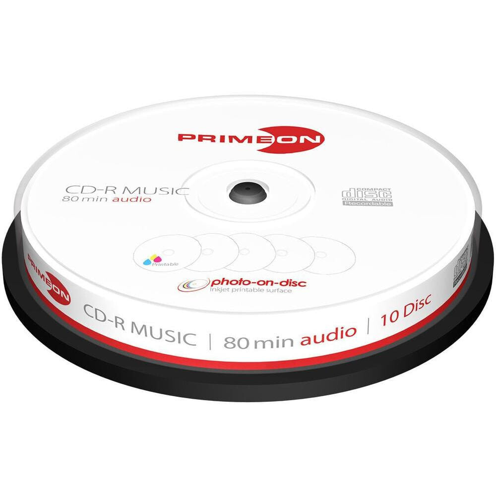 Primeon 2761111 чистые CD CD-R 700 MB 10 шт