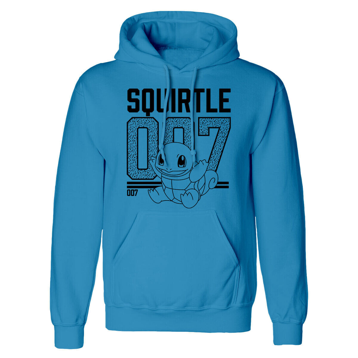 Unisex Hoodie Pokémon Squirtle Line Art Blue