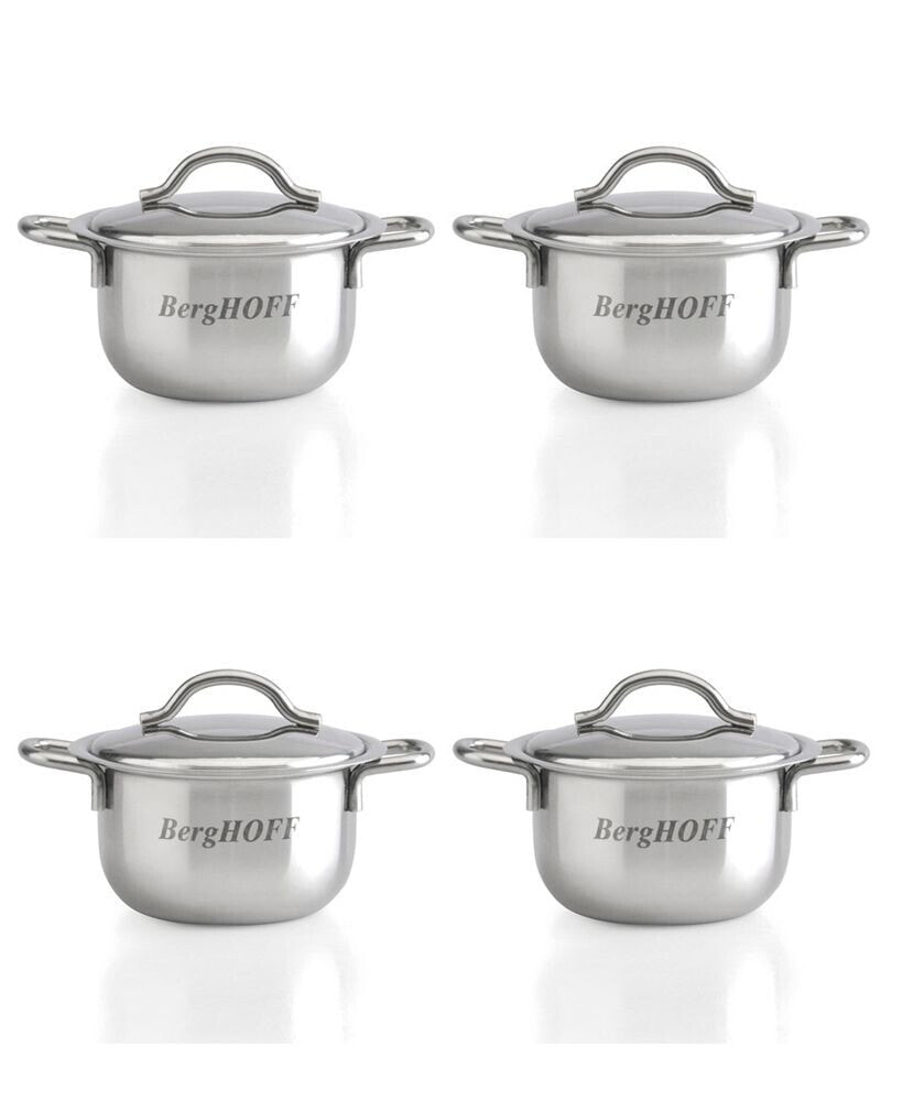 BergHOFF covered Mini 4-Piece Pots Set