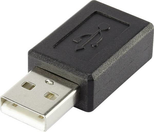 Renkforce RF-4274568 - USB Micro-B - USB A - Black